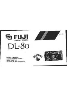 Fujifilm DL 80 manual. Camera Instructions.